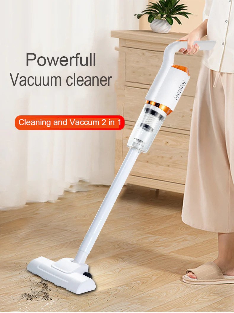 Cordless Vacuum Cleaner – 6000PA Powerful Suction for Home & Car